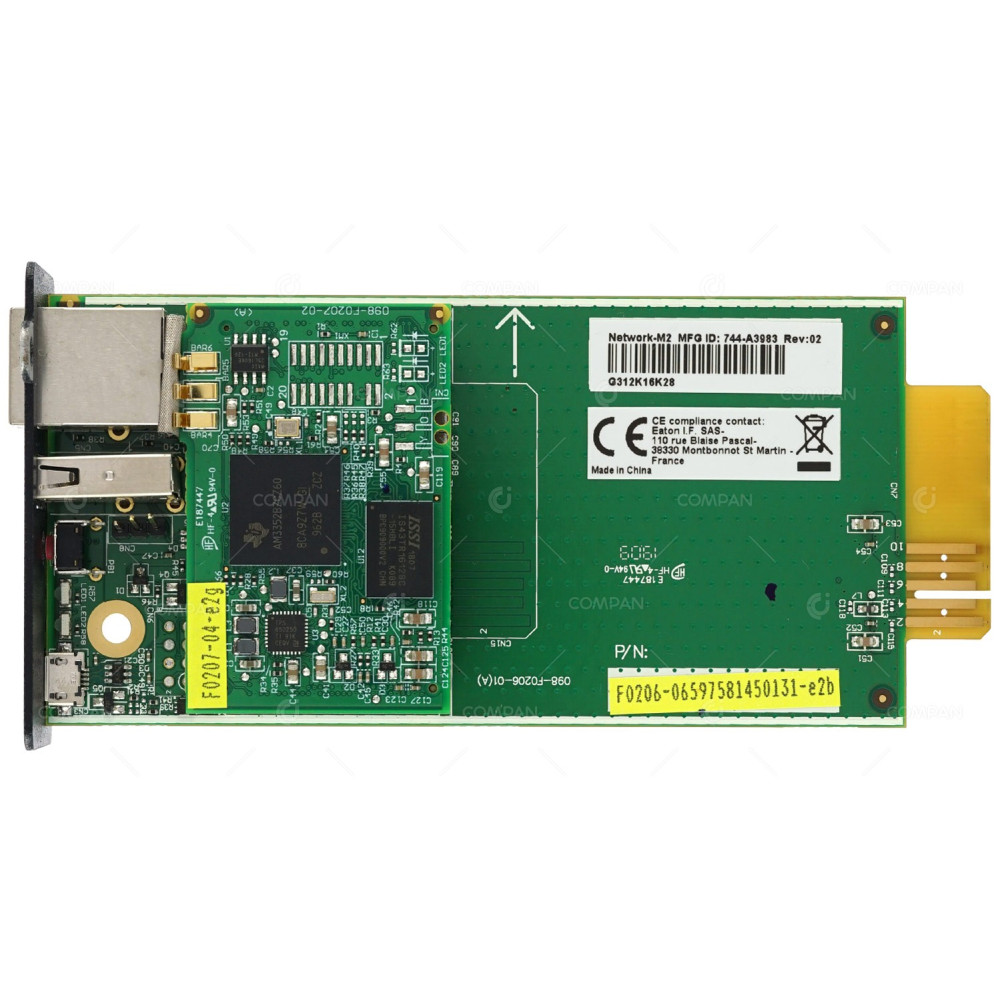 NETWORK-M2 EATON NETWORK-M2 GIGABIT NETWORK CARD F0206-06597581450131-E2B
